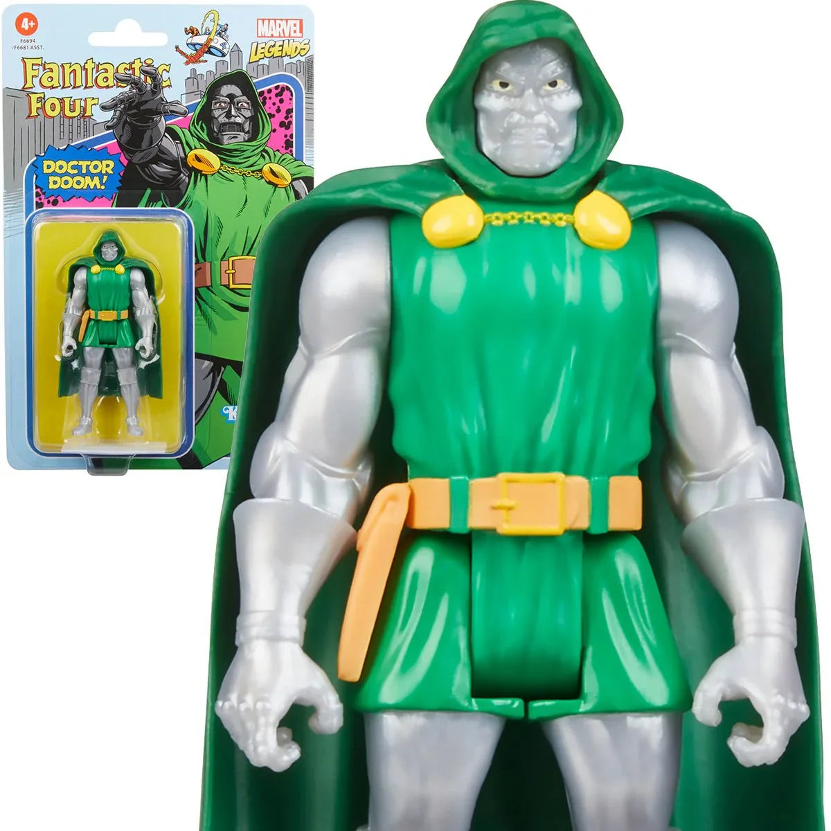 Marvel Legends - Kenner Retro 375 Collection - Doctor Doom Action Figure (F6694) LOW STOCK
