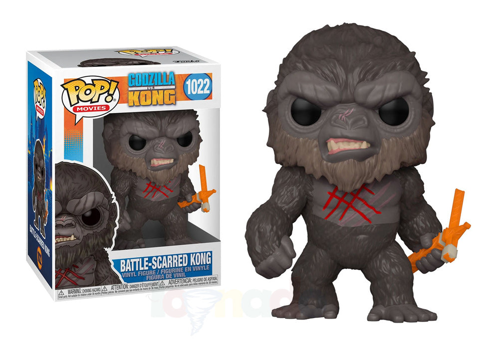 Funko Pop! Movies #1022 - Godzilla vs. Kong - Battle-Scarred Kong Vinyl Figure (50954) LAST ONE!