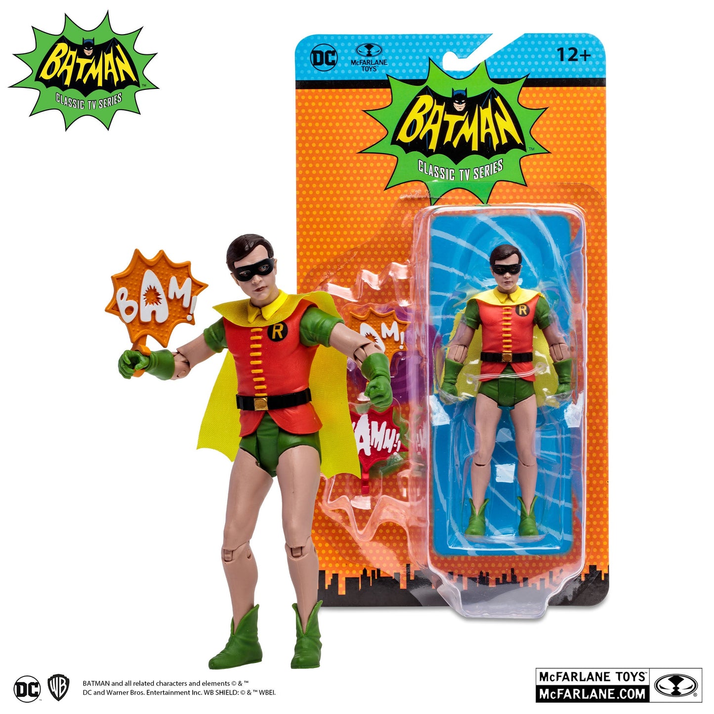 Batman 66 Classic TV Series - Robin Action Figure (15599)