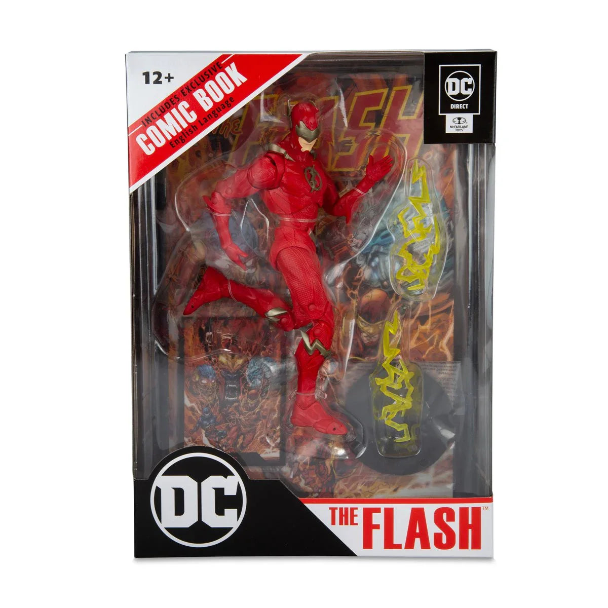 DC Direct (McFarlane Toys) Page Punchers The Flash Action Figure with The Flash Comic Book (15906)