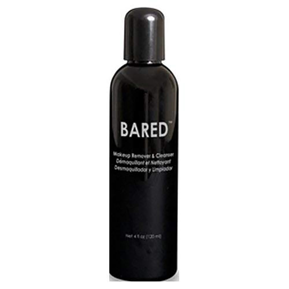 Mehron Makeup Bared Makeup Remover & Cleanser | Face Wash | Eye Makeup Remover 4 oz (118 ml)