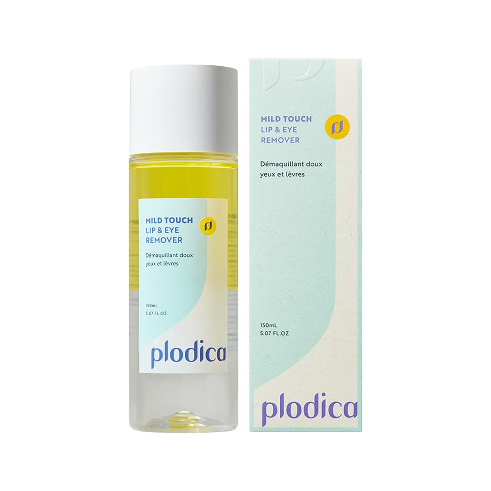 Mild Touch Lip & Eye Makeup Remover for sensitive eyes 5.07 Fl. Oz./150ml | Gentle Botanical Formula | Non-Greasy, Non-Irritating, Cruelty-free, Vegan | Korean Cleanser for Waterproof Makeup