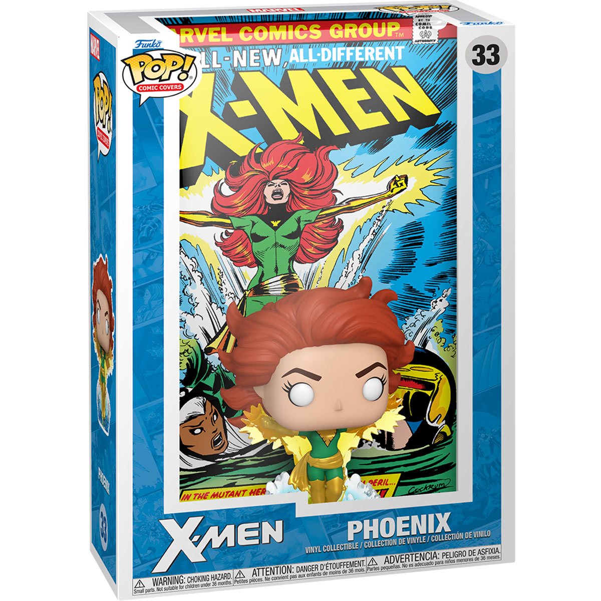 Funko Pop! Comic Covers #33 - X-Men #101 Phoenix Comic Cover Hardcase and Vinyl Figure (72501) LOW STOCK