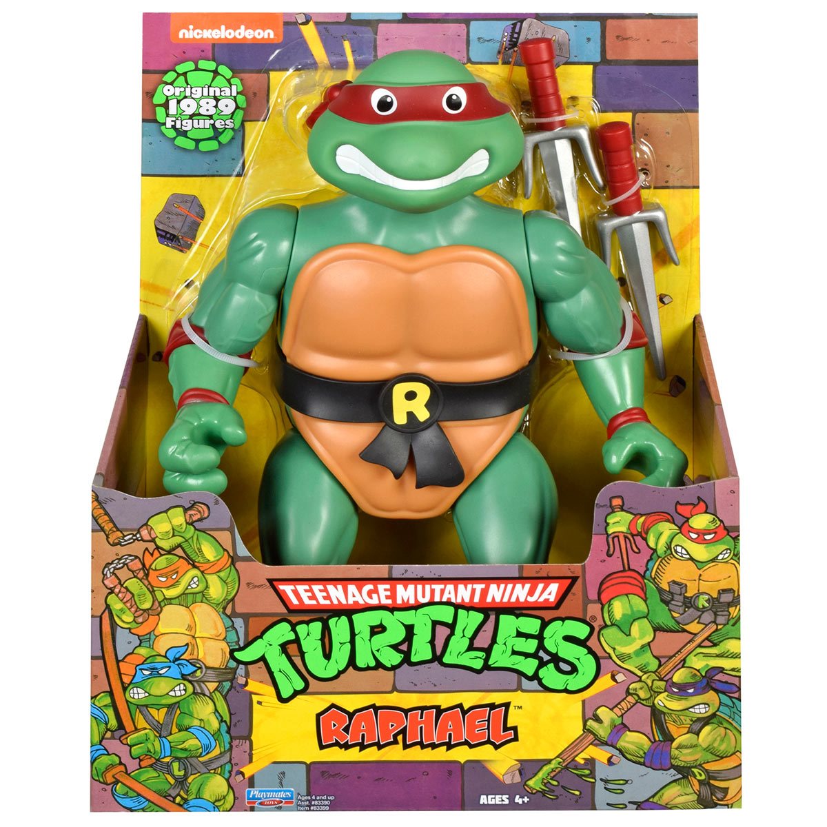 Teenage Mutant Ninja Turtles (TMNT) Classic Raphael (Giant 12-Inch) Action Figure 83399 LOW STOCK