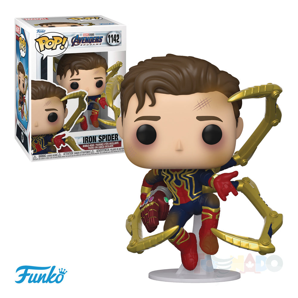 Funko Pop! Marvel #1442 - Avengers: Endgame - Iron Spider (Unmasked) Exclusive Vinyl Figure (68253)