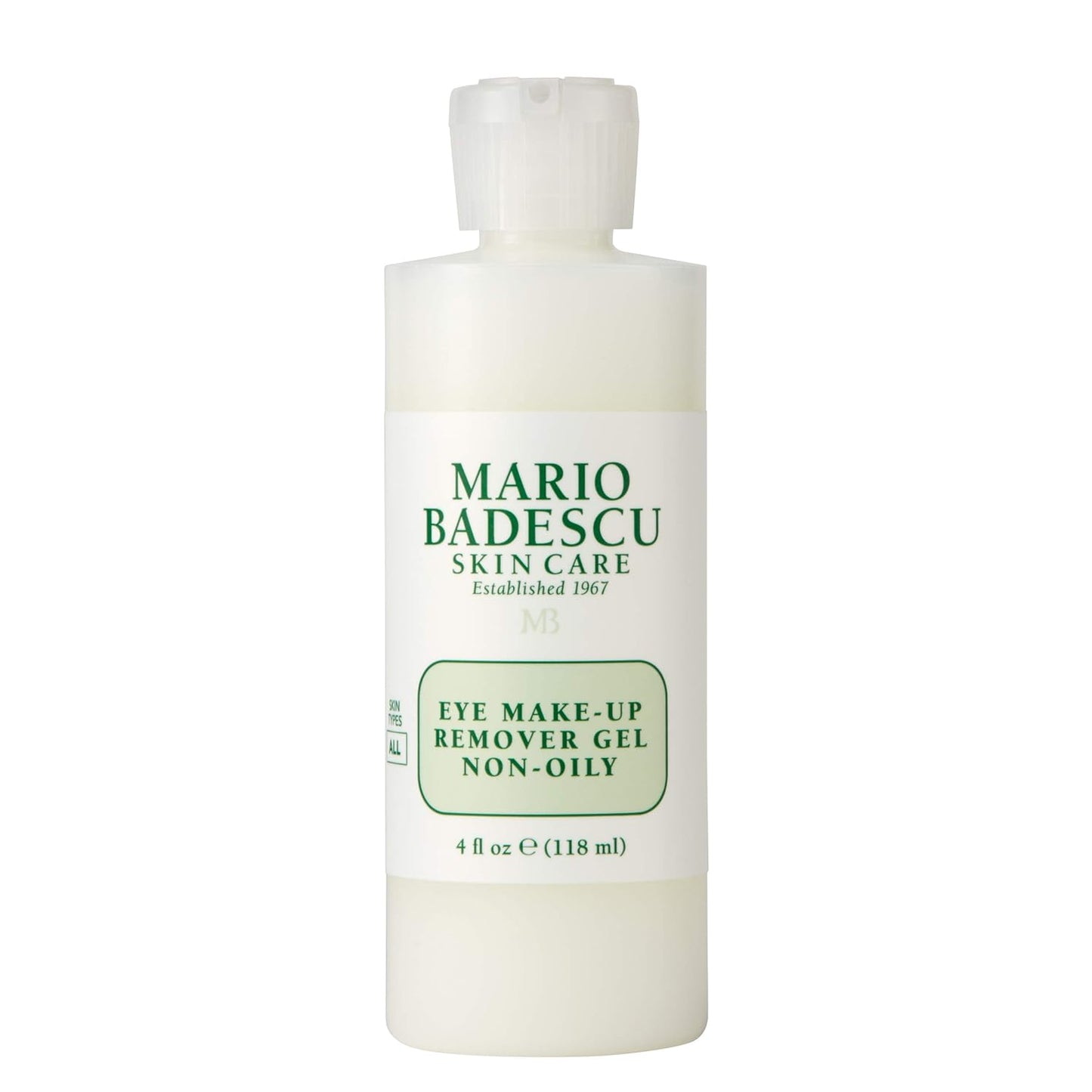 Mario Badescu Eye Makeup Remover Gel Ideal for Combination or Oily Skin Lightweight, Non-Greasy Waterproof Eye Make Up Cleanser Formulated with Safflower Seed Oil