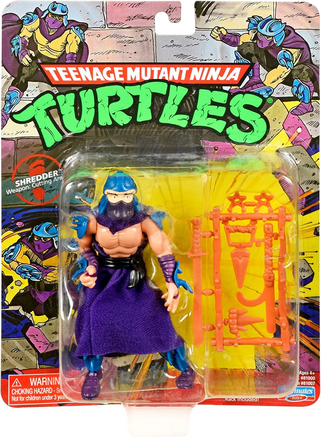 Playmates Teenage Mutant Ninja Turtles Classic: Shredder (Weapon: Cutting Armor) Action Figure 81007