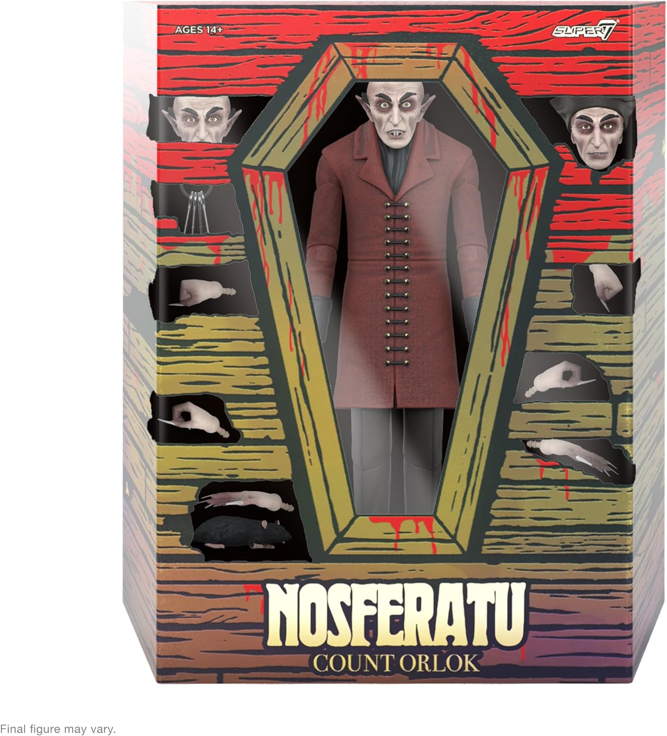 Super7 Ultimates! - Nosferatu - Wave 2 - Count Orlok (Full Color) Action Figure (88072)