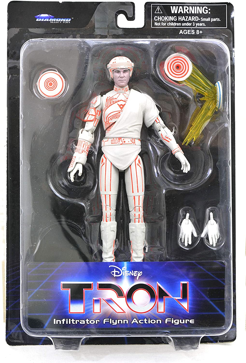 Diamond Select Toys - Disney\'s Tron - Infiltrator Flynn Action Figure LAST ONE!