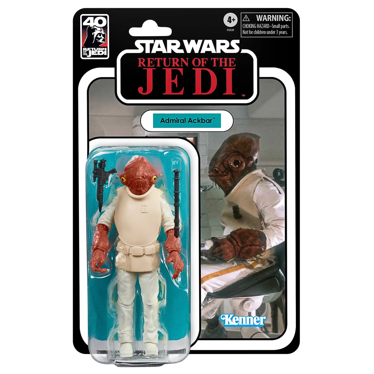 Star Wars: The Black Series - Return of the Jedi (40th) - Admiral Ackbar Exclusive Action Figure (F5539) LOW STOCK