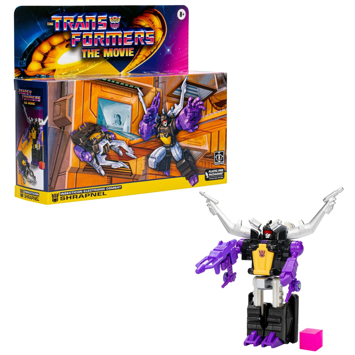Retro Transformers: The Movie Shrapnel (Insecticon Electronic Combat) Exclusive Action Figure F6948