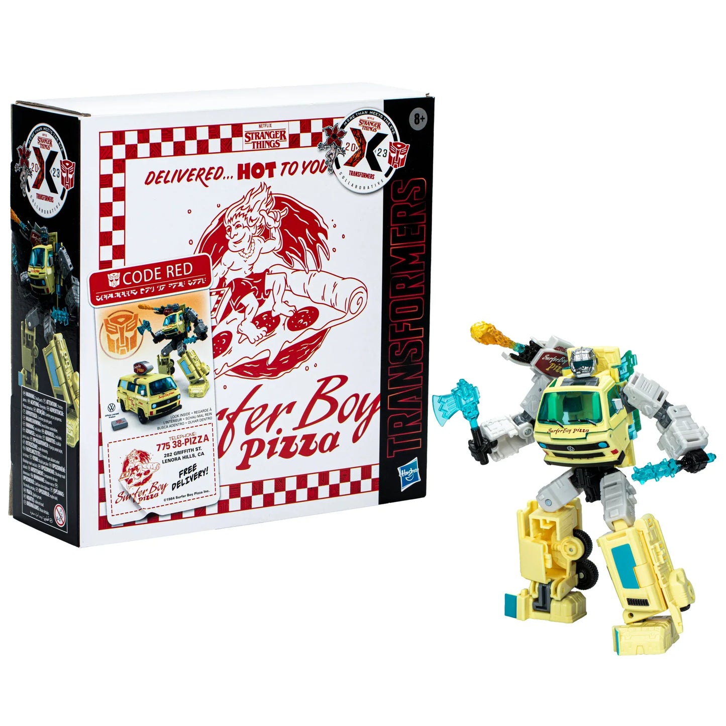 Transformers Collaborative: Stranger Things Mash-Up - Code Red Exclusive Action Figure (F7139) LOW STOCK