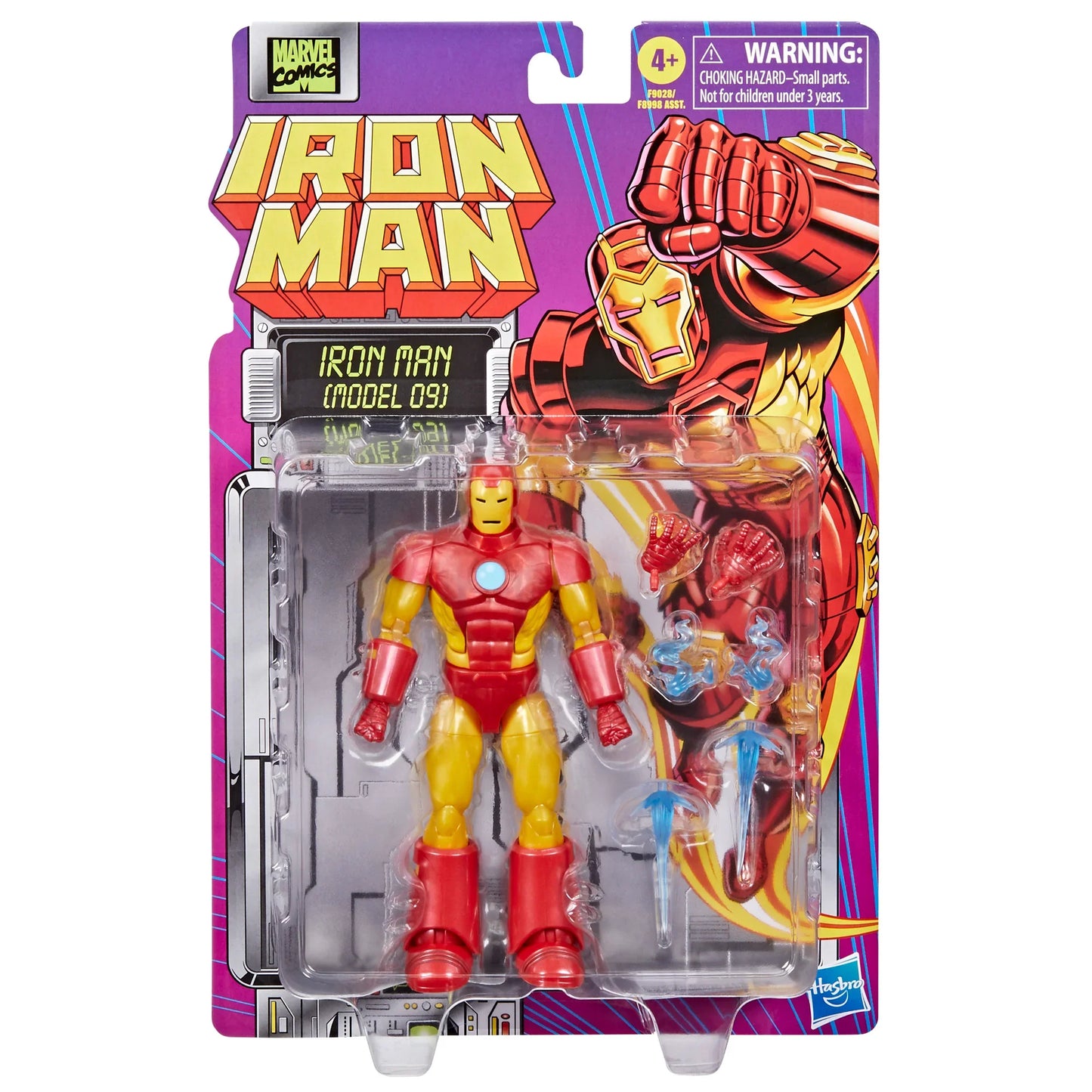 Marvel Legends Series - Iron Man Retro Collection - Iron Man (Model 09) Action Figure (F9028) LOW STOCK