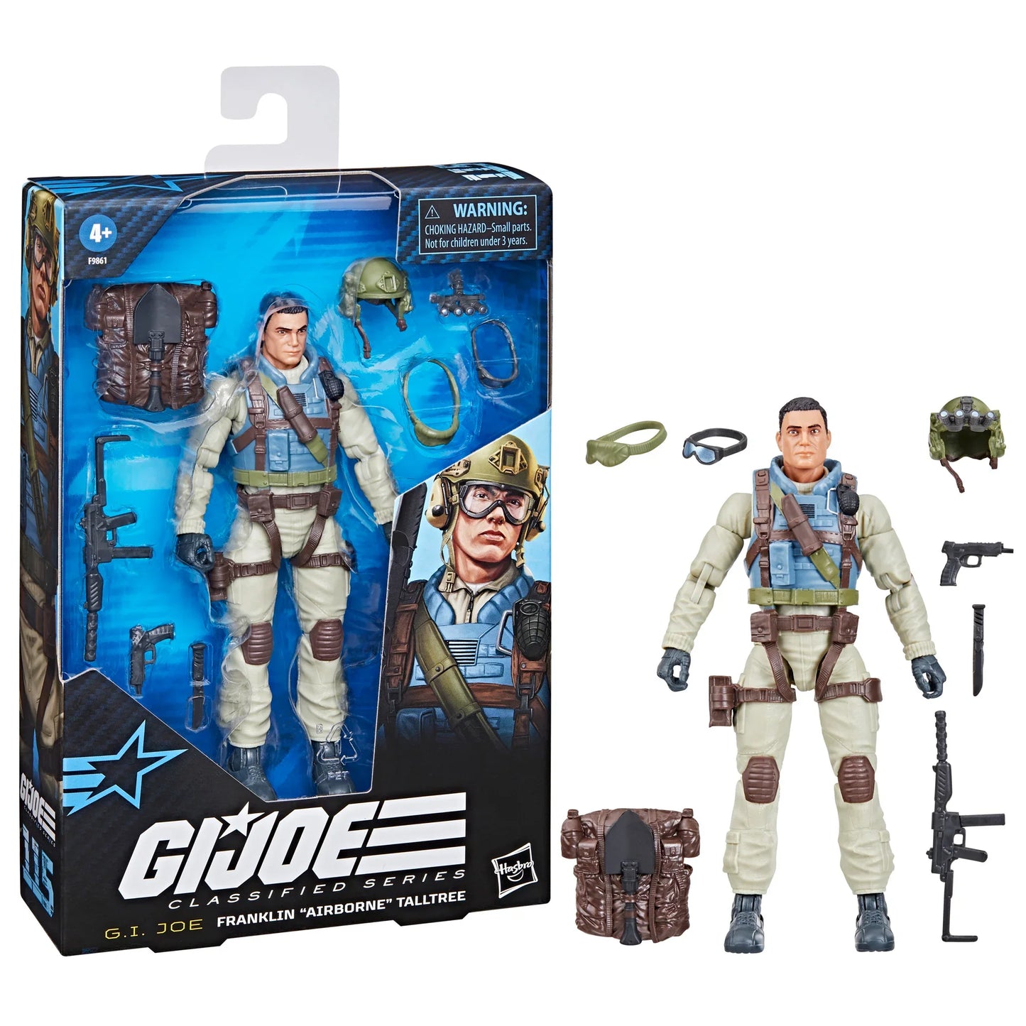 G.I. Joe Classified Series #115 - Franklin Airborne Talltree Action Figure (F9861) LOW STOCK