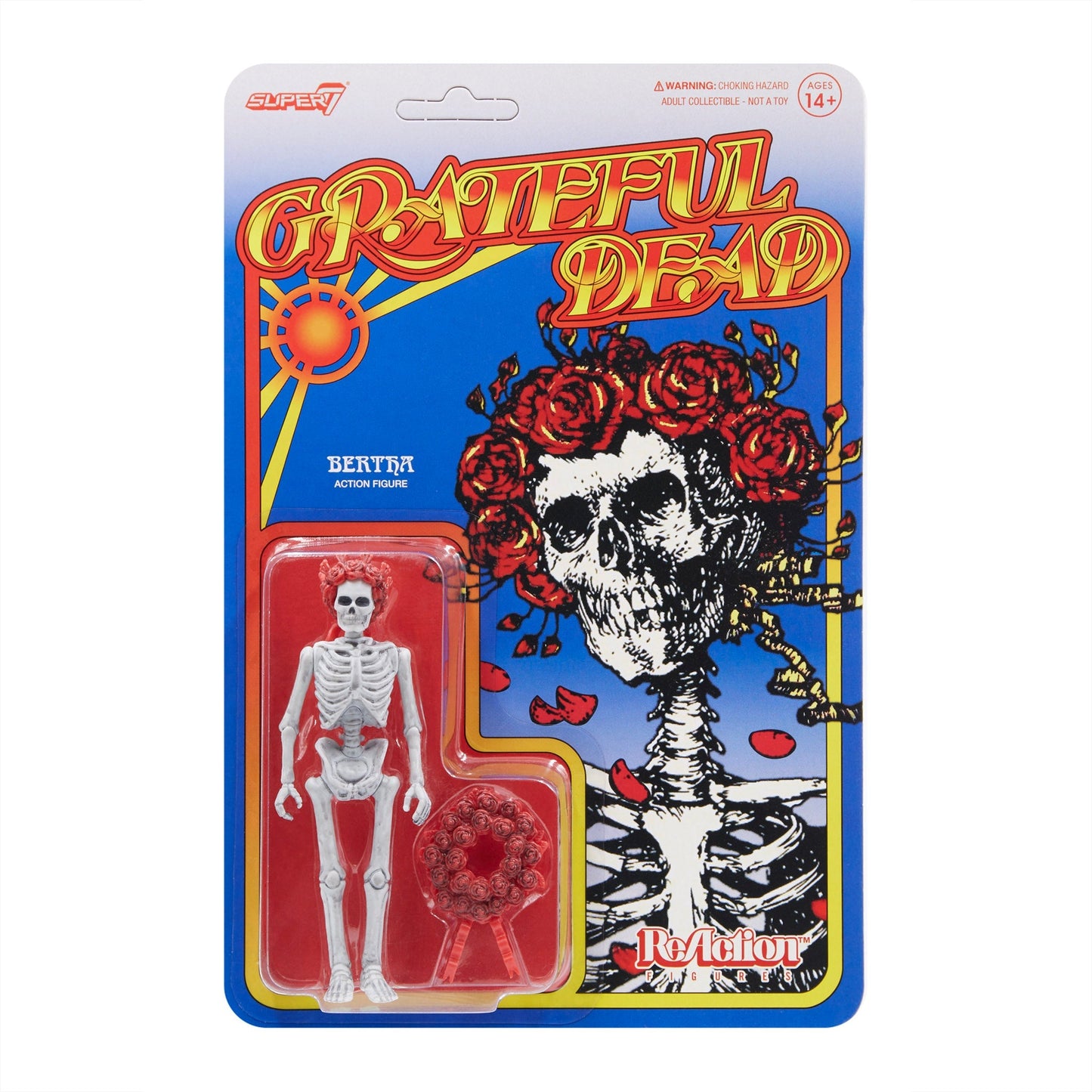 Super7 ReAction Figures - The Grateful Dead - Bertha Action Figure LOW STOCK