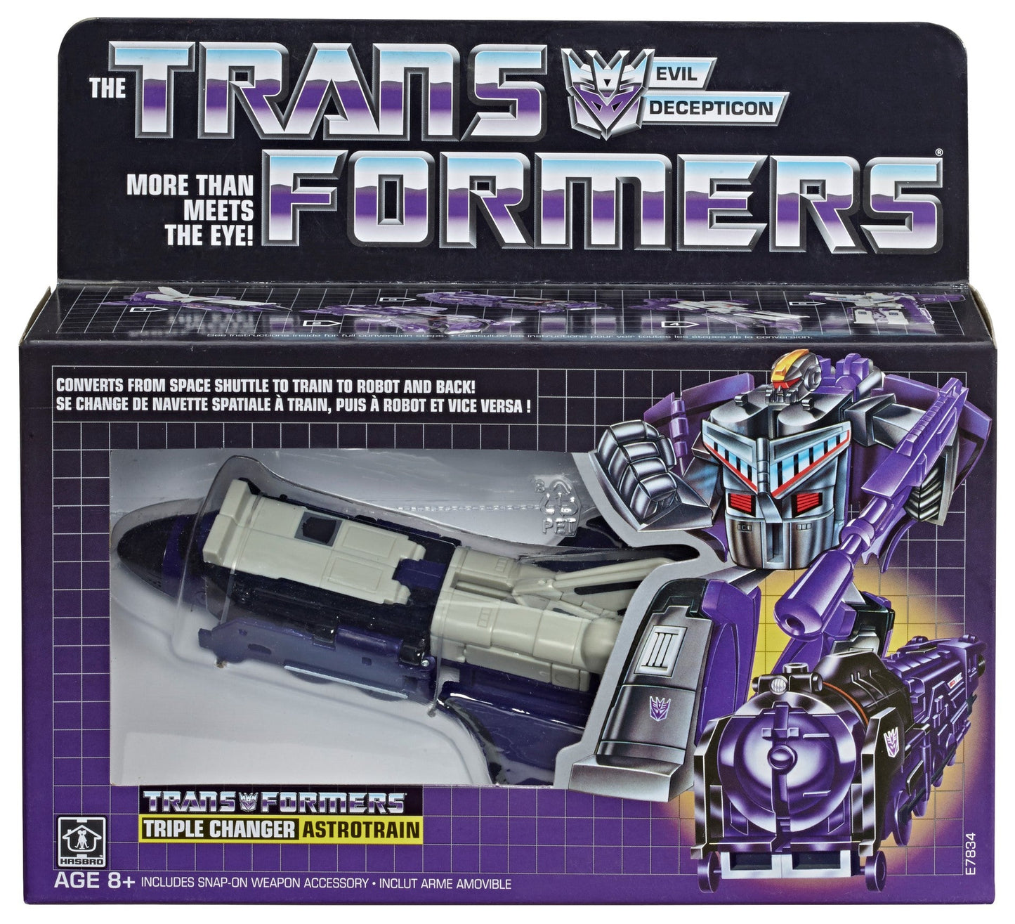 Transformers Vintage G1 Reissue - Triple Changer Astrotrain Action Figure (E7834) LAST ONE!
