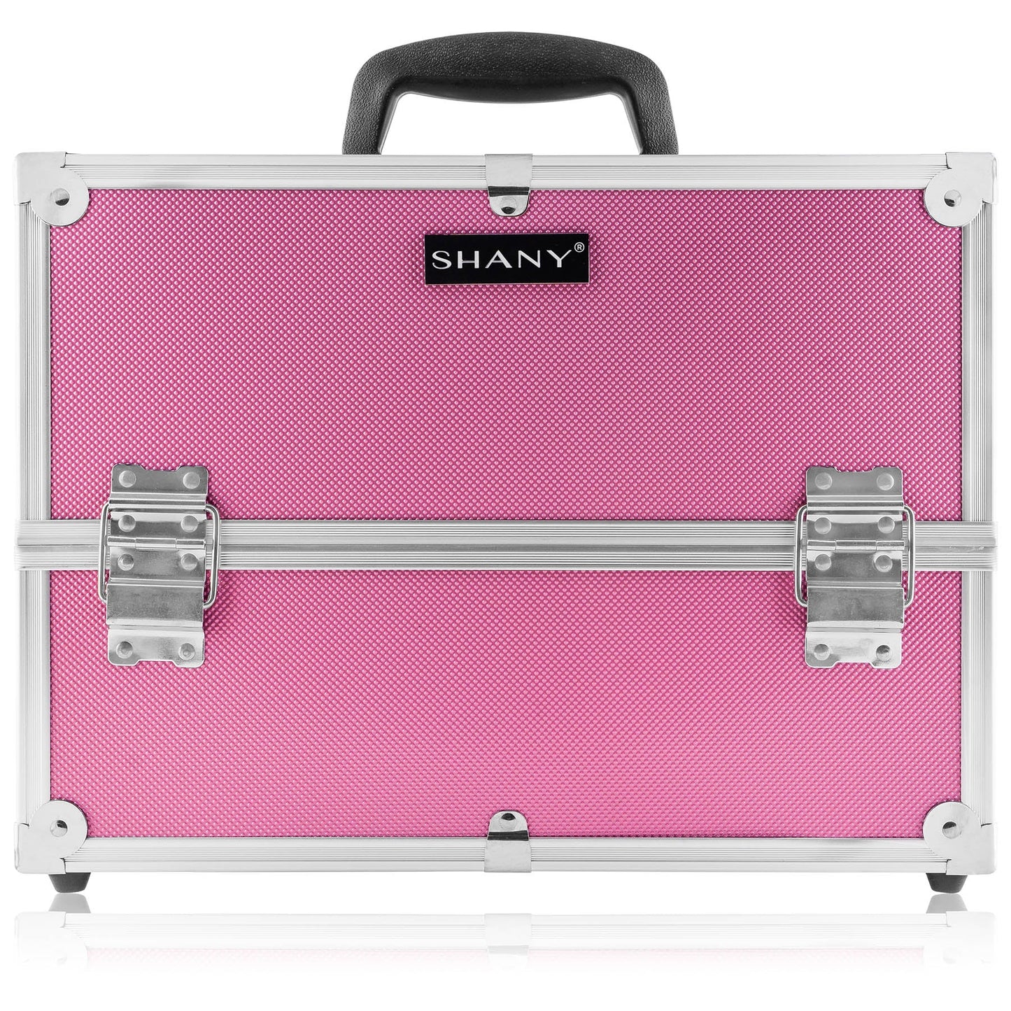 Essential Pro Makeup Train Case with Shoulder Strap and Locks