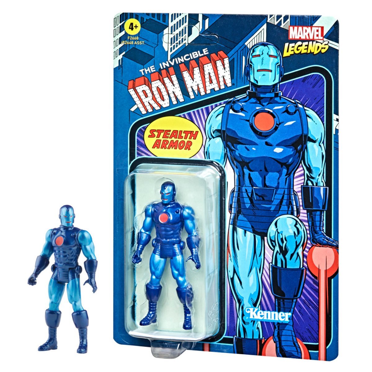 Marvel Legends Kenner Retro Series - Stealth Armor Iron Man 3.75-Inch Action Figure (F2668) LOW STOCK