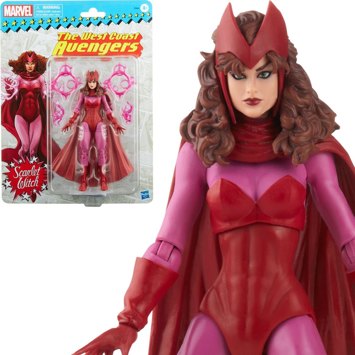 Marvel Legends Retro Collection - The West Coast Avengers Retro Scarlet Witch Action Figure (F5884) LOW STOCK