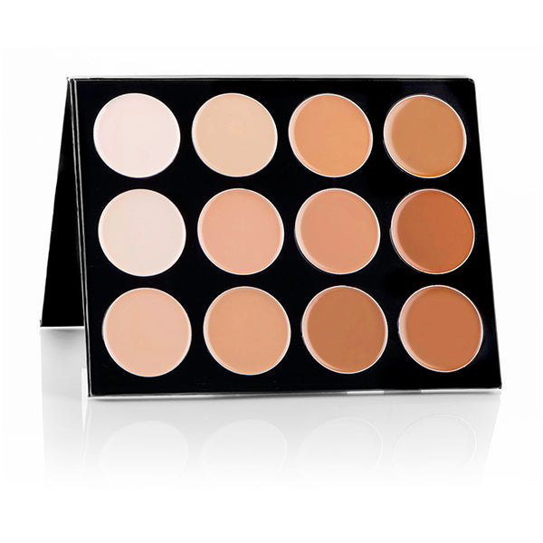 Celebre Pro HD Cream Contour & Highlight Palette, 12 Shades