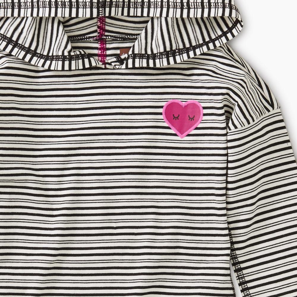 Tea Collection Heart Hi-Lo Pullover Hoodie