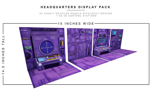 Extreme-Sets - Headquarters Display Pack (for 1/12 scale action figures) Play-Set (00711) LAST ONE!