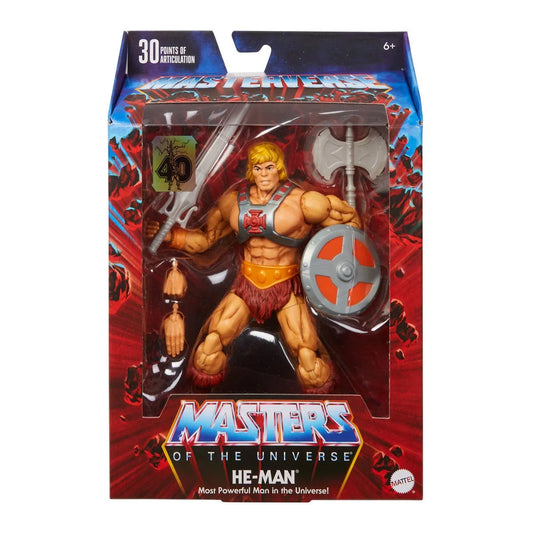 Masters of the Universe Masterverse - He-Man 40th Anniversary Action Figure (HJH58)