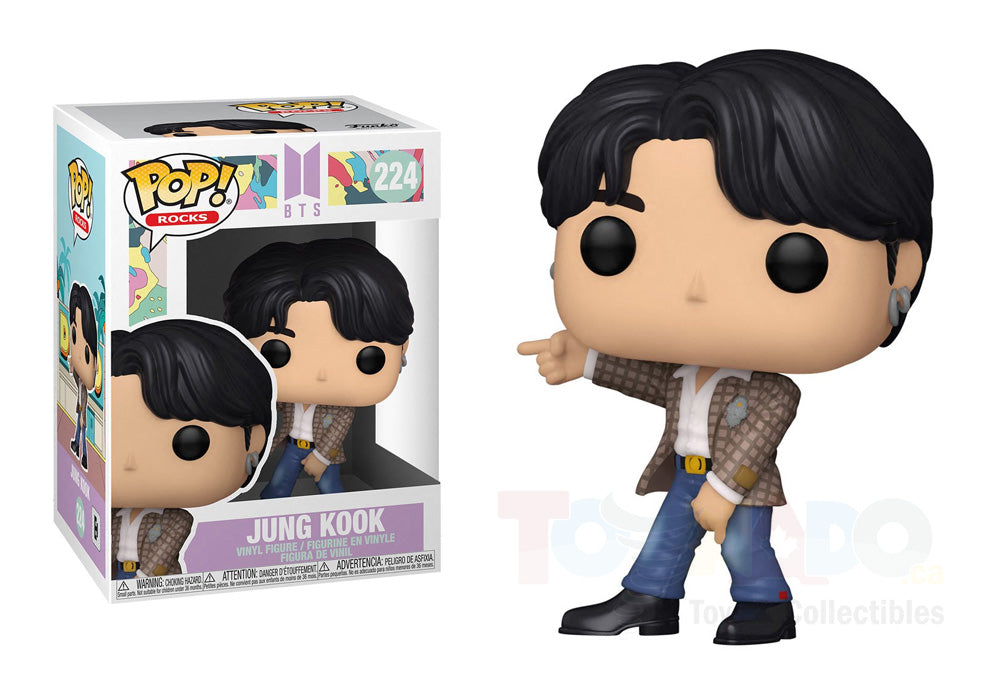 Funko Pop! Rocks #224 - BTS - Jung Kook Vinyl Figure LOW STOCK