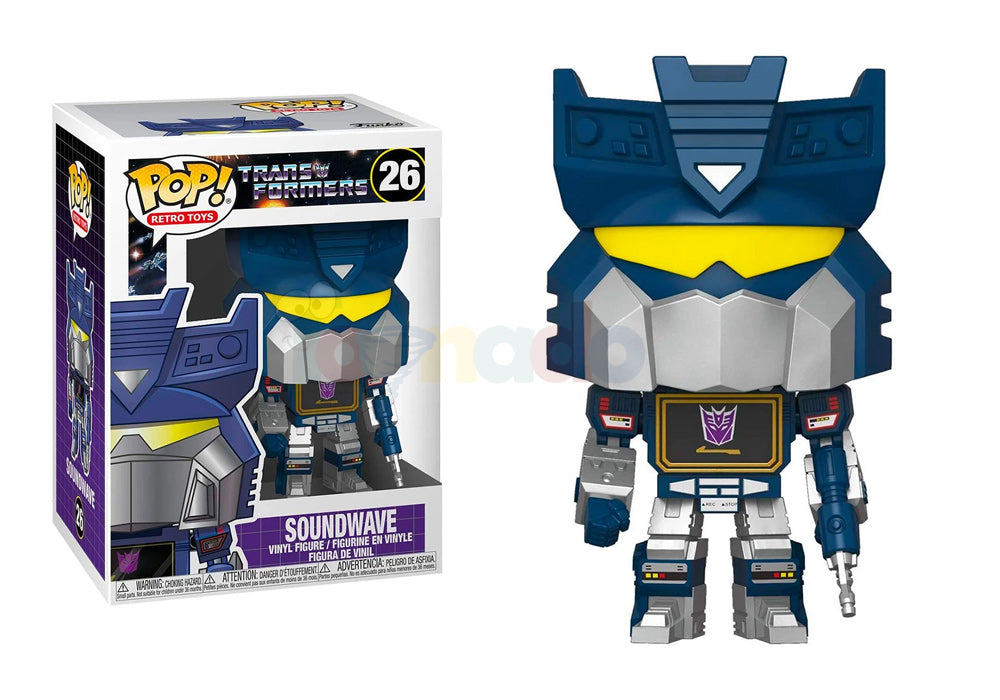 Funko Pop! Retro Toys #26 - Transformers - Soundwave Vinyl Figure (50969) LOW STOCK