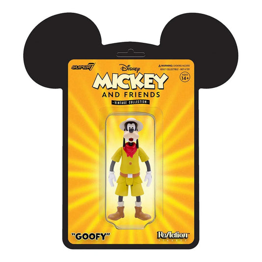 Super7 ReAction Figures - Mickey and Friends Vintage Collection - Goofy Action Figure (81149) LOW STOCK