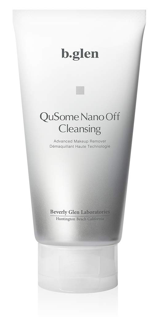 QuSome NanoOff Cleansing 120g/4.23oz. | Advanced Hybrid Makeup Remover | Boldly removes even the finest dirt and makeup