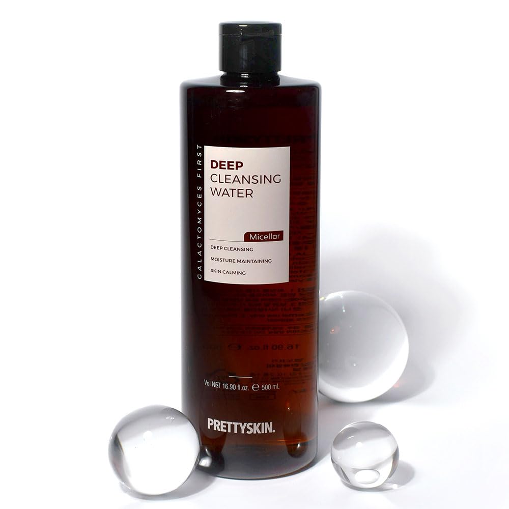 PS.PRETTYSKIN Galactomyces First Micellar Deep Cleansing Water 16.9fl.oz.(500ml)