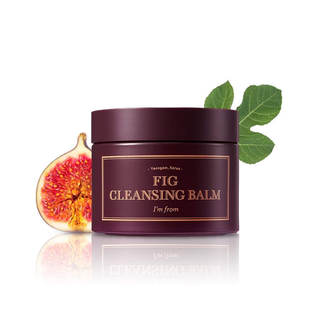 I'm from] Fig Cleansing balm 100ml, korean makeup remover, vegan, Easy to rinse off, Fig oil water 7.8% with Peptide and Amino Acid, Makeup Meltaway, makeup melting balm to oil