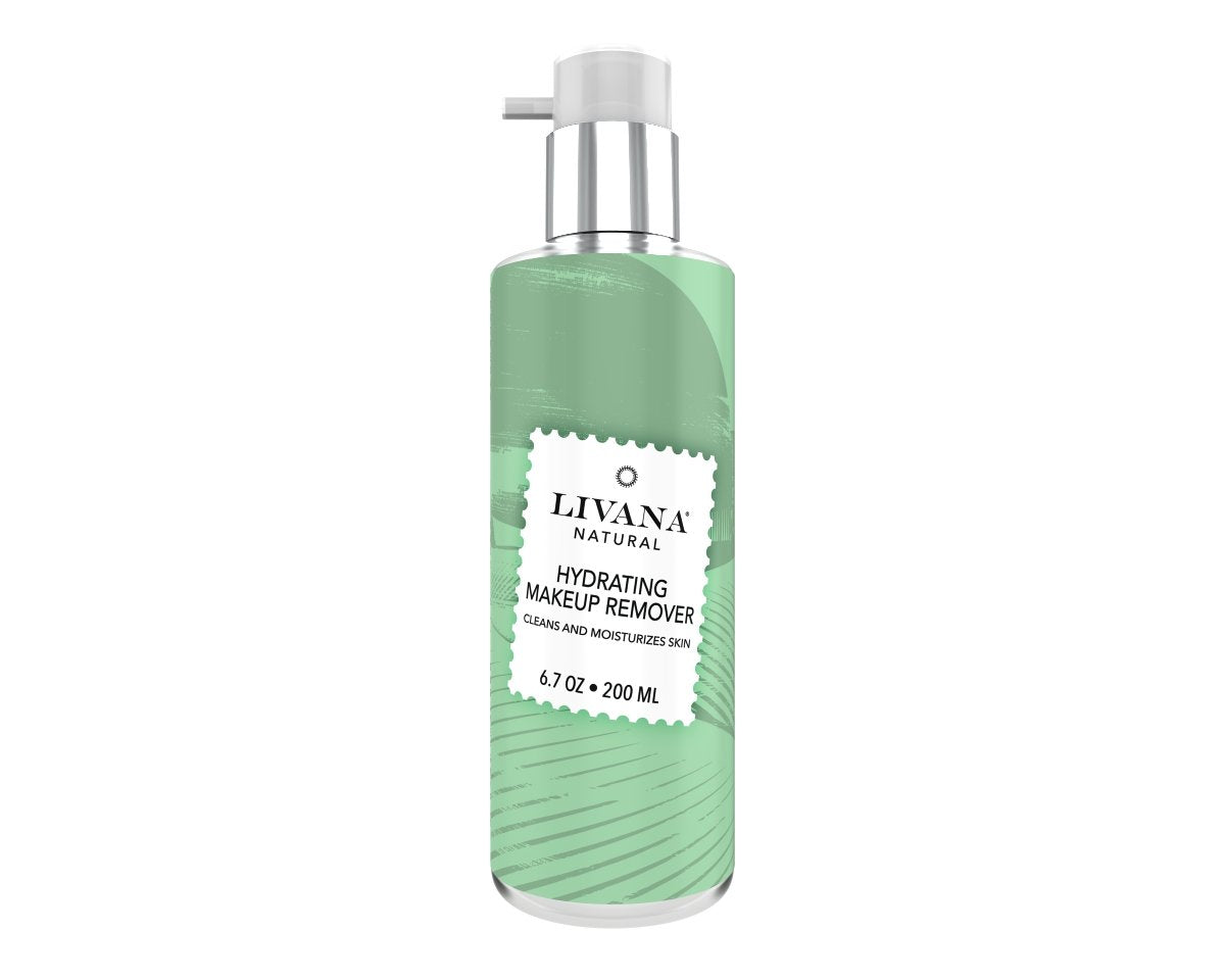 Hydrating Natural Makeup Remover by Livana Made in USA Vegan Friendly Remove Thick Makeup Easily
