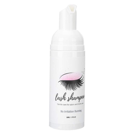 50ml Lanthome Eyelash Cleanser Non‑irritation Eyelash Extension Shampoo Mild Eyelash Foam Safe Makeup Remover for Professional Home Beauty Salon Use
