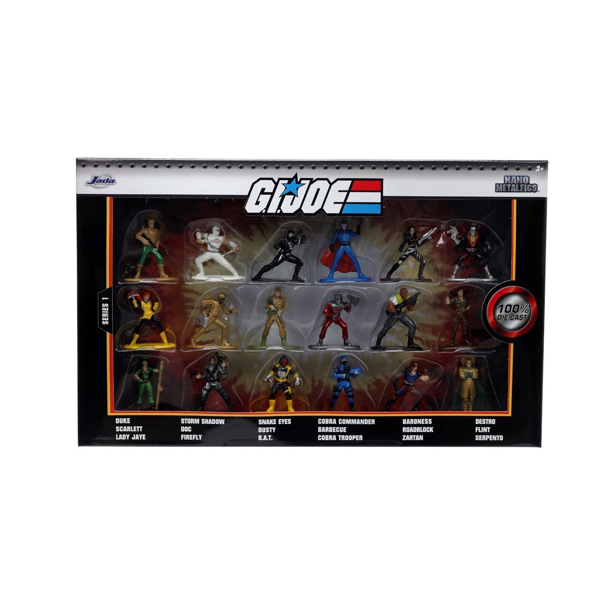Jada Nano Metalfigs - G.I. Joe (Series 1) 18-Pack Die-Cast Mini-Figures LAST ONE!
