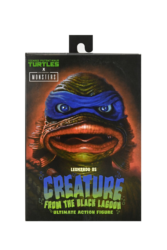 NECA Ultimate - Universal Monsters vs TMNT: Leonardo as the Creature Ultimate Action Figure (54301) LOW STOCK