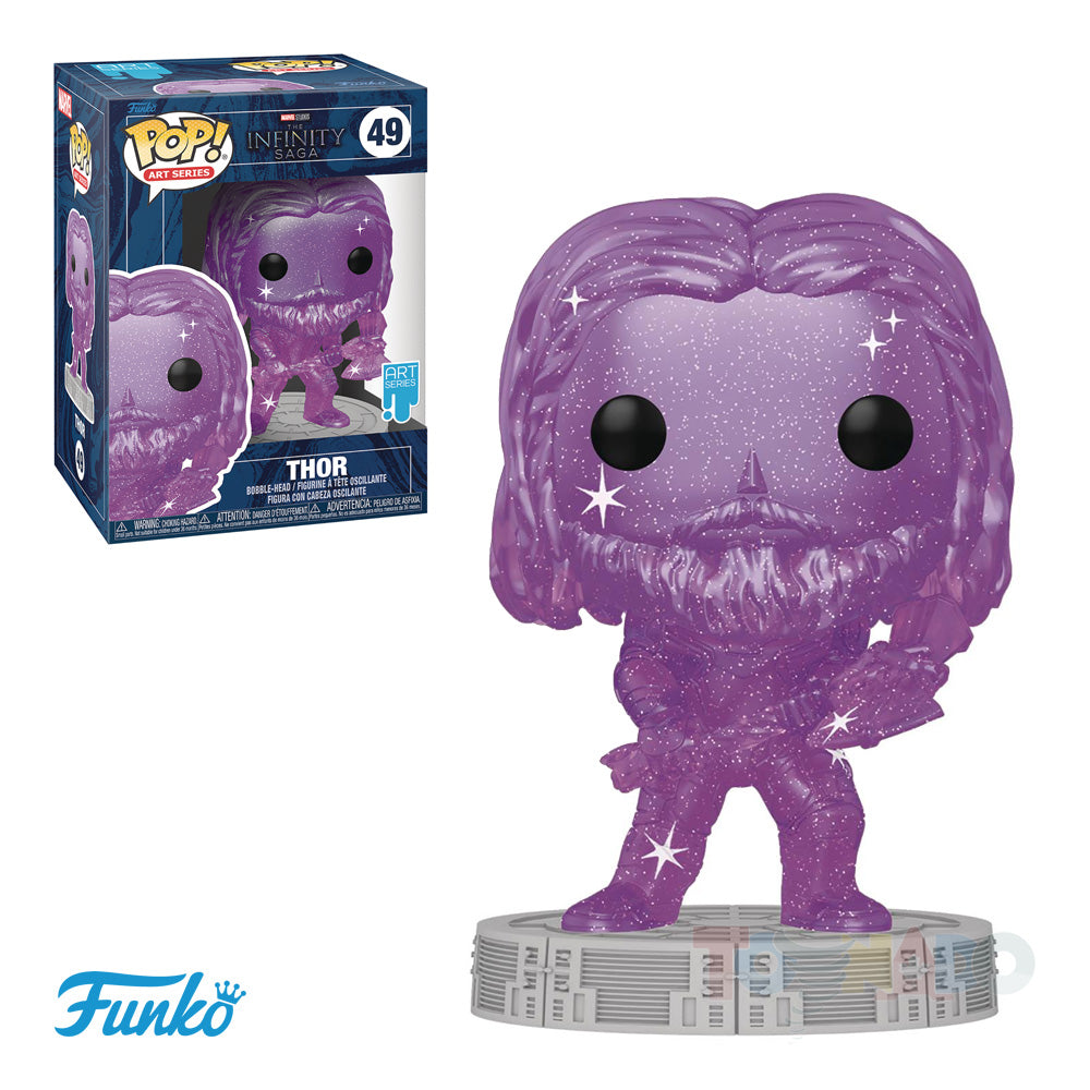 Funko Pop! Art Series #49 - Marvel - The Infinity Saga: Endgame - Thor Vinyl Figure with Protective Hard Case (57618) LOW STOCK