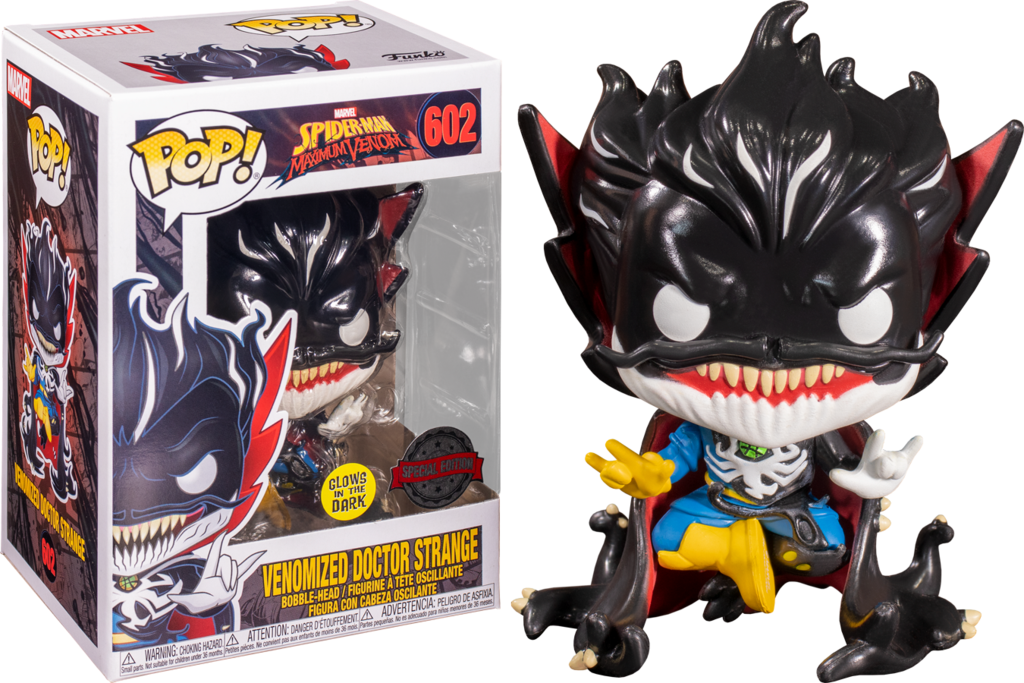 Funko Pop! Marvel - Spider-Man Maximum Venom #602 - Venomized Doctor Strange Vinyl Figure