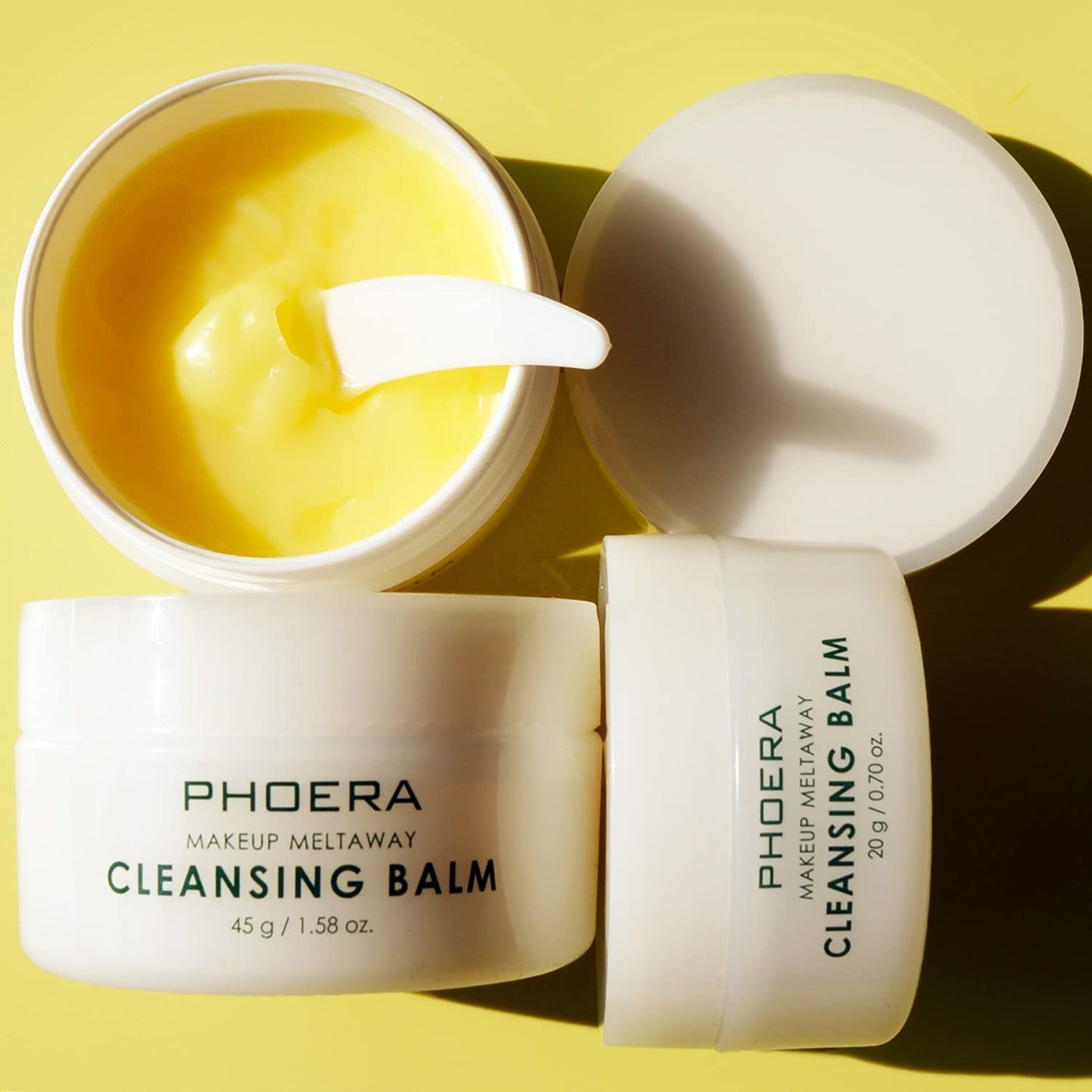 PHOERA Makeup Remover Cream, Vegan Balm, Make-up Cleansing Balm, Face Cleanser, Melting Cleansing Balm, Melt Away Makeup, Facial Cleansing Balm, Cruelty-free Formula (45 Gram)