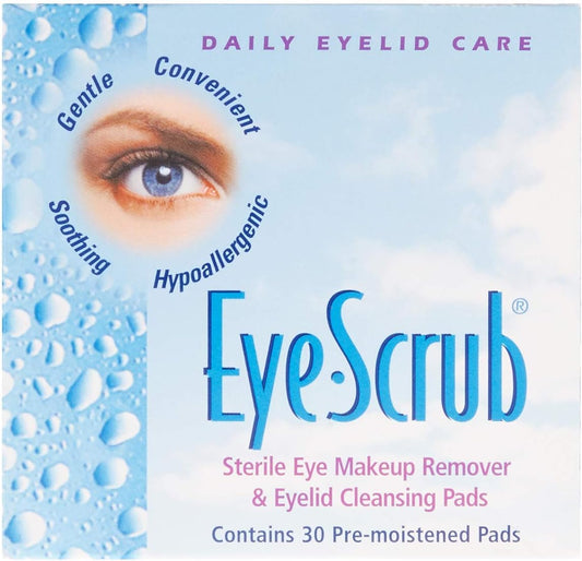 Eye Scrub Sterile Eye Makeup Remover and Eyelid Cleansing Pads