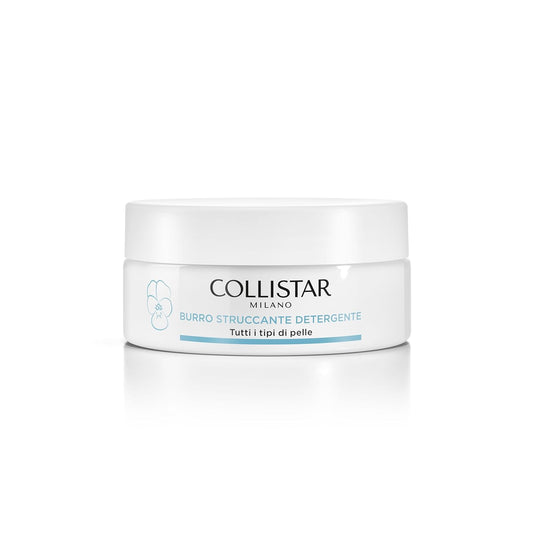 Collistar Cleansing Make-up Remover Butter for All Skin Types 100 ml, 3.3 Fl Oz, Made in Italy [italian import]