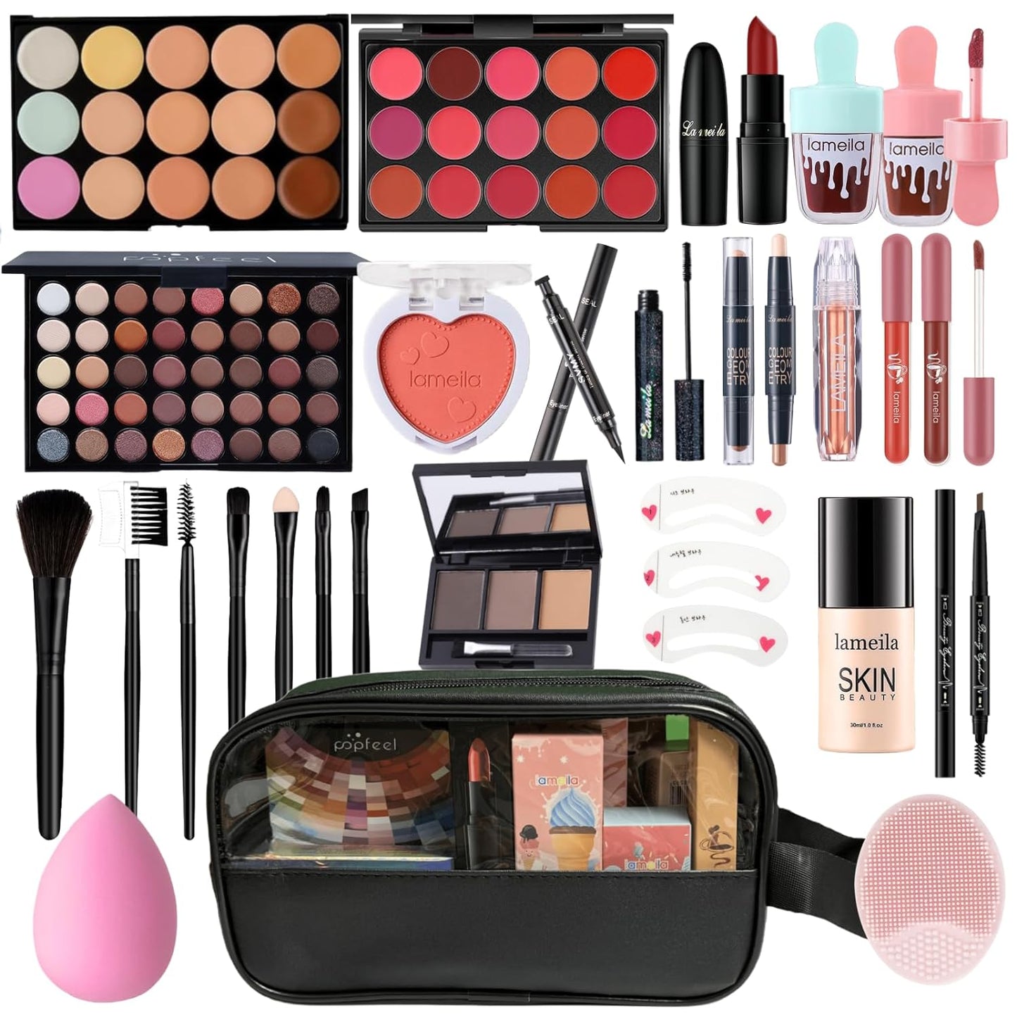 Makeup Kits,Complete Professional Makeup Kit,Makeup Gift Set For Women,Makeup Kit for Girls,Makeup Sets For Women Full Kit,Makeup Set for Kids,Suitable for Beginners,Teens,Makeup Lovers