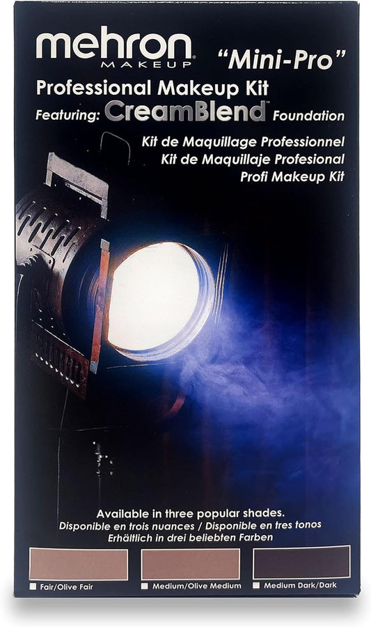 Mehron Makeup Mini-Pro Student Makeup Educational Kit (Fair/Olive)