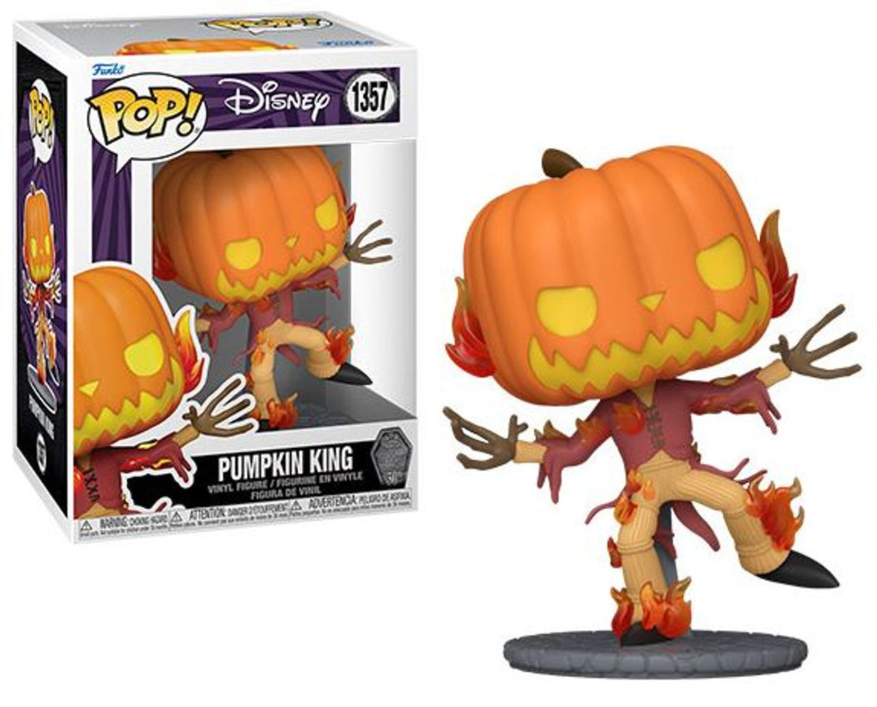 Funko Pop! Disney #1356 - The Nightmare Before Christmas 30th: Pumpkin King Vinyl Figure (72314) LOW STOCK