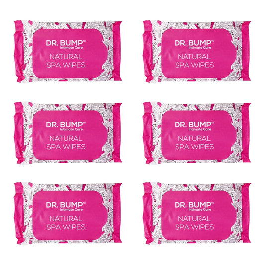 Intimate Care Natural Spa Wipes with Tea Tree and Manuka Honey 10 pcs - Pack of 6