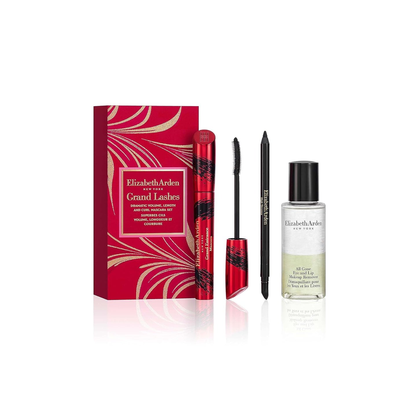 Elizabeth Arden Grand Lashes, Dramatic Volume, Length and Curl Mascara 3 Piece Set