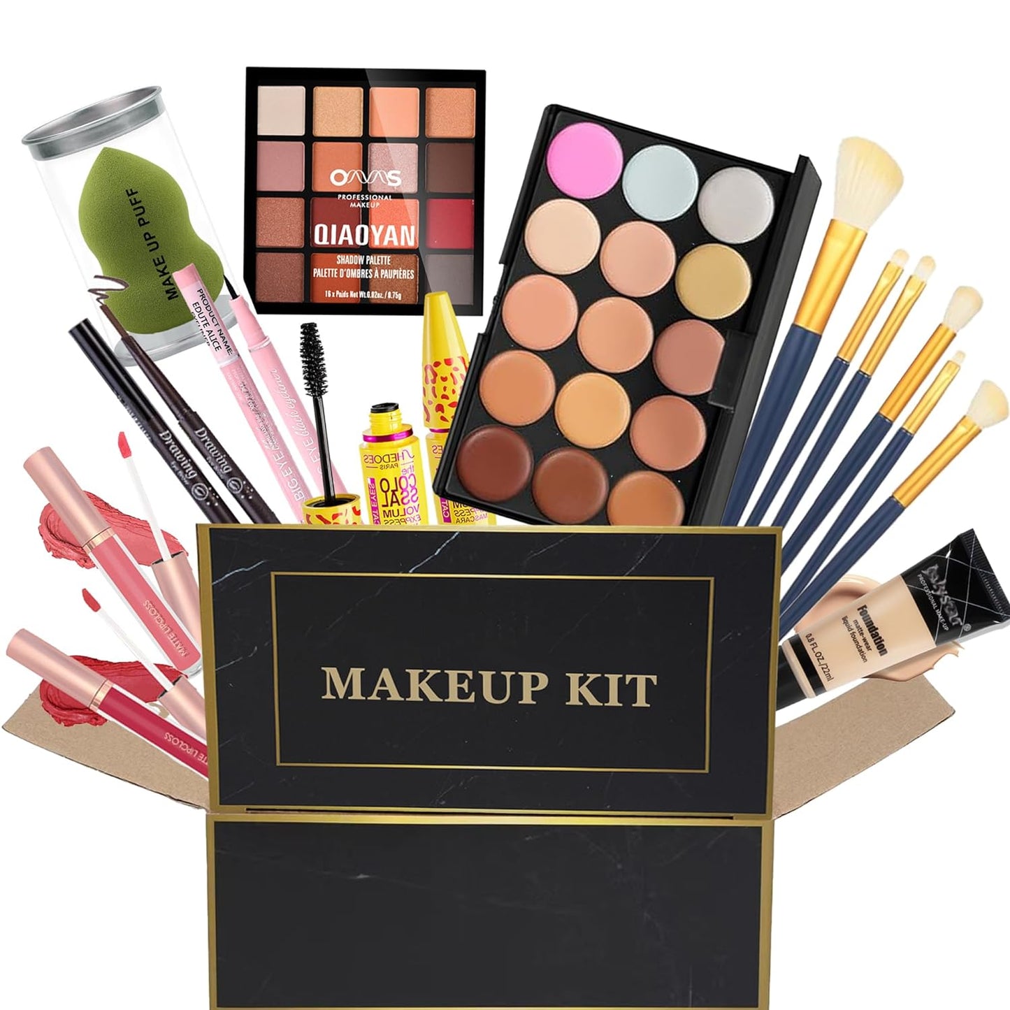 All In One Makeup Kit for Women Full Kit,Beginner Make up Kits for Teens,Makeup Sets for Teenagers 14-16 Starter Kit,set de maquillaje para mujer,professional makeup kit