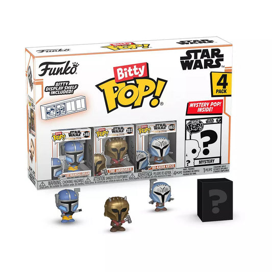 Funko Bitty Pop! Star Wars: The Mandalorian (Heavy Infantry Mandalorian) 4-Pack Vinyl Figures (75451)