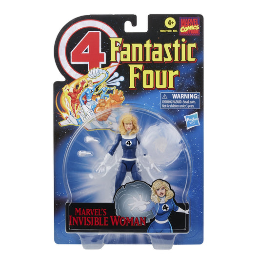 Marvel Legends Retro Collection - Fantastic Four - Marvel's Invisible Woman (F0350) Action Figure LOW STOCK